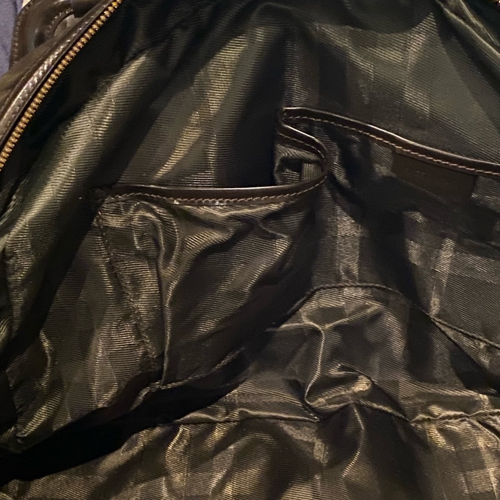 Burberry quilted Prorsum Bit Runway leather brown bag - Picture 7 of 15